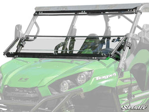 SuperATV 3-in-1 windshield on a Kawasaki Teryx, front view