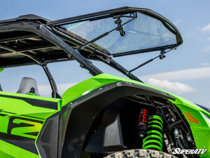 SuperATV flip windshield on a Kawasaki Teryx H2, alternate angle