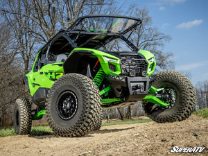 SuperATV flip windshield on a Kawasaki Teryx H2, hardware detail