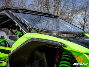 SuperATV flip windshield on a Kawasaki Teryx H2, profile view