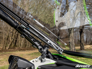 SuperATV flip windshield on a Kawasaki Teryx H2, top view