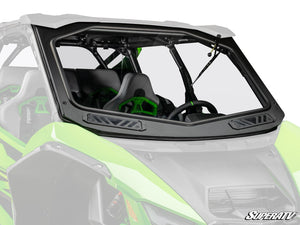 SuperATV glass windshield on a Kawasaki Teryx H2, front view