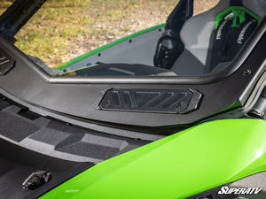 SuperATV glass windshield on a Kawasaki Teryx H2, alternate angle