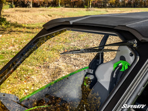 SuperATV glass windshield on a Kawasaki Teryx H2, hardware detail