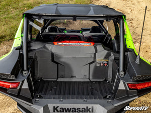 SuperATV rear windshield on a Kawasaki Teryx H2, side view