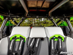 SuperATV rear windshield on a Kawasaki Teryx H2, alternate angle