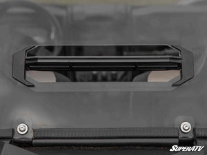 SuperATV rear vented windshield on a Kawasaki Teryx KRX 1000, detail view