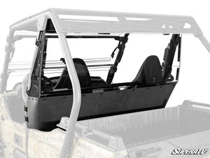 SuperATV rear windshield on a Kawasaki Teryx, front view