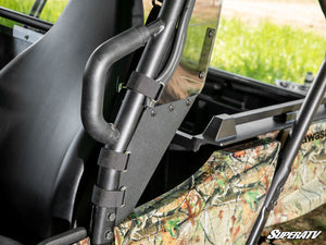 SuperATV rear windshield on a Kawasaki Teryx, detail view