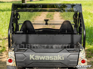SuperATV rear windshield on a Kawasaki Teryx, alternate angle