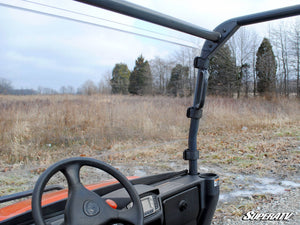 SuperATV full windshield on a Kubota RTV-X, side view