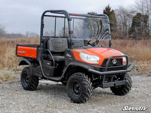 SuperATV full windshield on a Kubota RTV-X, cab view