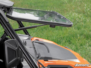 SuperATV flip windshield on a Polaris General, alternate angle