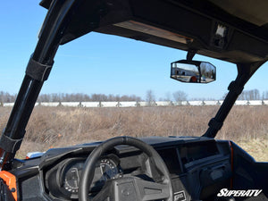 SuperATV full polycarbonate windshield on a Polaris General, side view