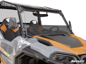 SuperATV tinted half windshield on a Polaris General, front view
