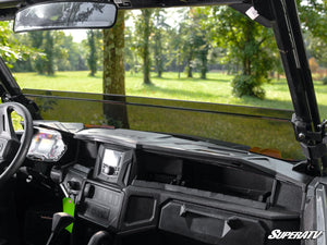 SuperATV tinted half windshield on a Polaris General, side view