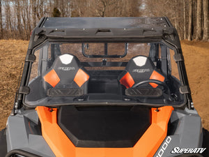SuperATV vented full windshield on a Polaris General, angle view