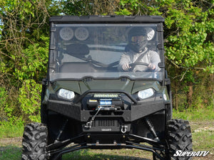 SuperATV Polaris Ranger 500 Full-Size Full Windshield, angle view
