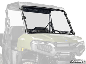 SuperATV Polaris Ranger 500 Vented Full Windshield, front view