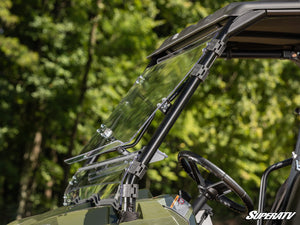 SuperATV Polaris Ranger 570 Full-Size Flip Windshield, detail view