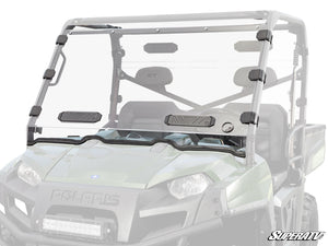 SuperATV Polaris Ranger 900 Diesel Vented Full Windshield, front view