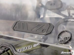 SuperATV Polaris Ranger 900 Diesel Vented Full Windshield, detail view