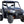 SuperATV half windshield on a Polaris Ranger, front view