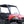 SuperATV full windshield on a Polaris Ranger Midsize, front view