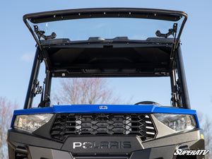 SuperATV Polaris Ranger SP 570 Flip Windshield, cab view