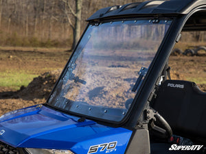 SuperATV Polaris Ranger SP 570 Flip Windshield, alternate angle