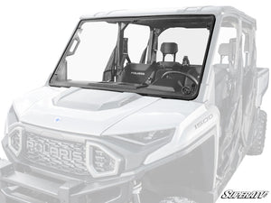 SuperATV full windshield on a Polaris Ranger XD 1500, front view