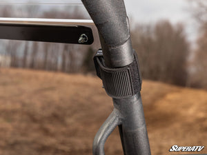 SuperATV Polaris Ranger XP 800 Vented Full Windshield, detail view