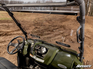 SuperATV Polaris Ranger XP 800 Vented Full Windshield, cab view