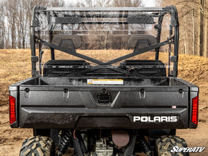 SuperATV Polaris Ranger XP 800 Vented Rear Windshield, side view