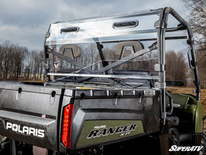 SuperATV Polaris Ranger XP 800 Vented Rear Windshield, hardware detail