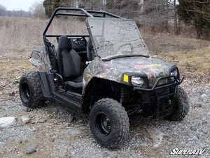 SuperATV full windshield on a Polaris RZR 170, side view