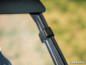 SuperATV full windshield on a Polaris RZR 200, alternate angle