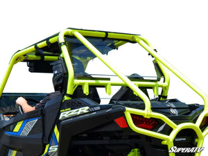 SuperATV rear windshield on a Polaris RZR 900, front view