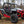 SuperATV flip down windshield on a Polaris RZR, angle view