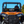 SuperATV half windshield on a Polaris RZR, feature detail graphic