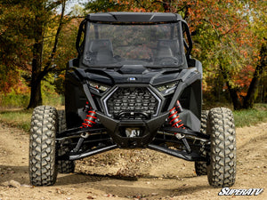 SuperATV full windshield on a Polaris RZR Pro R, side view
