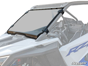 SuperATV full windshield on a Polaris RZR Pro XP, front view