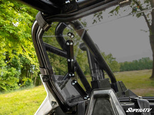 SuperATV rear windshield on a Polaris RZR Pro XP, alternate angle