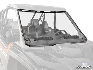 SuperATV vented full windshield on a Polaris RZR Pro R, front view