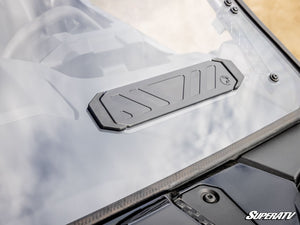 SuperATV vented full windshield on a Polaris RZR Pro R, alternate angle