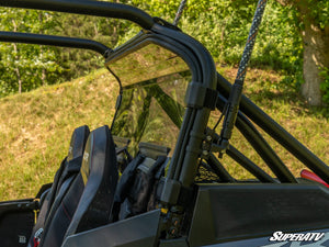 SuperATV rear windshield on a Polaris RZR XP Turbo S, side view