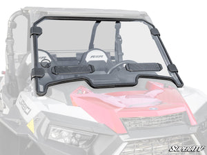 SuperATV vented full windshield on a Polaris RZR, front view
