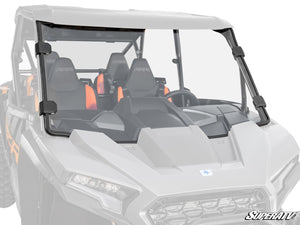 SuperATV full windshield on a 2024+ Polaris RZR XP, front view