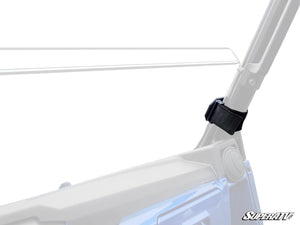 SuperATV UTV windshield clamps, close-up
