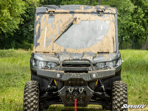 SuperATV UTV windshield wiper kit for MaxDrive Power Flip Glass, angle view